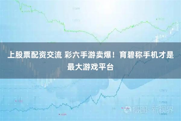 上股票配资交流 彩六手游卖爆!育碧称手机才是最大游戏平台